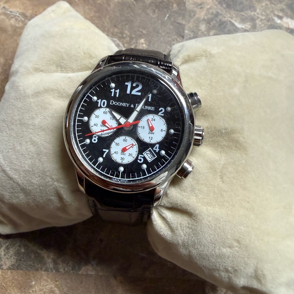 Dooney & Bourke Men's Chronograph Watch Stainless Steel Gifts for Him Holidays